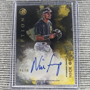 2021 Bowman Inception Autographs Gold #PANG Nick Gonzales Auto /50 - Picture 1 of 2