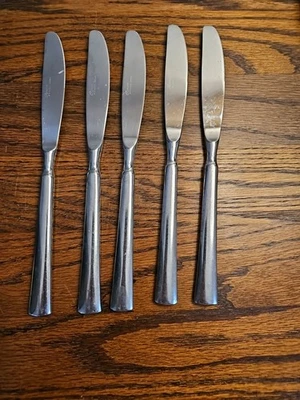 Juego de 5 cuchillos Rogers Co RG200 acero inoxidable 18/10 cubiertos cubiertos Corea Foto 1 de 2