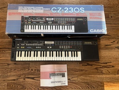 Casio CZ-230S Keyboard *Tested* Complete With Box And Manual No Inserts - Image 1 of 4