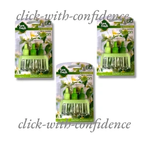 3 x Pure Fresh 3tation White Jasmine Air Freshener Refill Up To 60 Days  - Picture 1 of 1