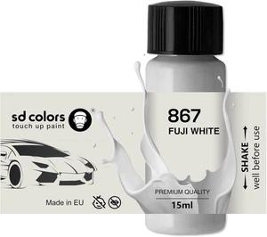 FUJI WHITE 867 - Vernice per Ritocchi, 15 ML, per Riparazione Graffi E Scheggiat - Foto 1 di 12