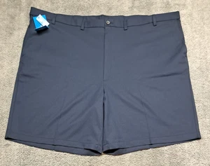 New Haggar Shorts Mens Sz 56W Cool 18 Pro Gabardine Expandable Waist Stretch - Picture 1 of 12
