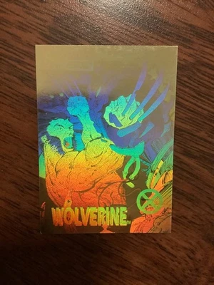 MARVEL X-MEN SERIES 1 HOLOGRAM CARD XH-1 1992 IMPEL WOLVERINE - Image 1 of 2