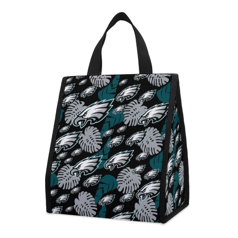 Philadelphia Eagles Foldable Insulation Lunch Bag Cold Bag Fans Picnic Handbag Cover