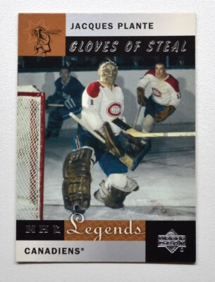 2001-02 Upper Deck Legends #84 Jacques Plante - Image 1 of 2