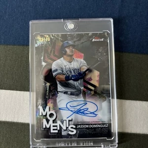 2024 Topps Finest - Finest Autographs Black Refractor FA-JDO Jasson Dominguez/10 - Picture 1 of 6