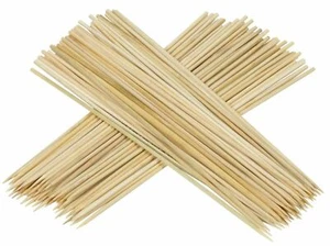 12 Inch Bamboo Skewers Sticks 150pcs For BBQ Kebab Fruit BBQ Wooden Sticks UK - Picture 1 of 3