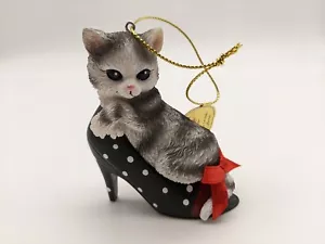 Bradford Exchange Sassy Cat-itudes scarpa ornamento "Don't Be Jealhiss" 2010 set #5 - Foto 1 di 8