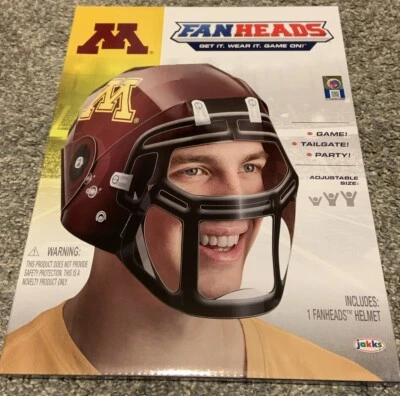 Fanheads - Universidad de Minnesota - Casco de fútbol americano portátil Golden Gopher Foto 1 de 2
