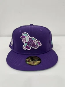 Cincinnati Reds MLB New Era Grape Soda 150 anniversary Fitted Cap Hat Size 7 1/2 - Picture 1 of 5