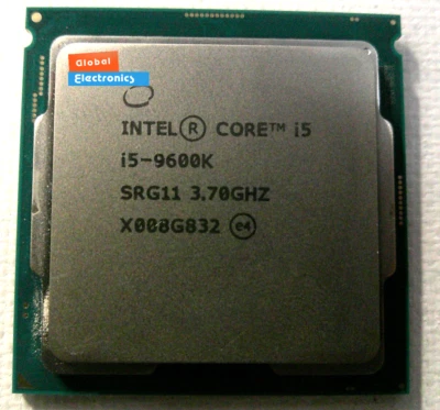 Intel Core i5-9600K 9th Gen SRG11 3.7GHz 6-Core LGA1151 Processor CPU. - Image 1 of 4