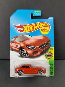 2017 Hot Wheels '15 Mercedes-AMG GT Red Exotics 2/10 #338 Diecast Car - NEW - Picture 1 of 9