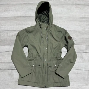 Eddie Bauer Utility Jacket Women's XS Olive Green Hoodie WeatherEdge Coat Ladies - Picture 1 of 11