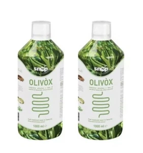 -SNEP - OLIVOX 2 BOTTIGLIE DA 1 LT PANCIA PIATTA SGONFIA E DRENA - INTEGRATORE- - Foto 1 di 1