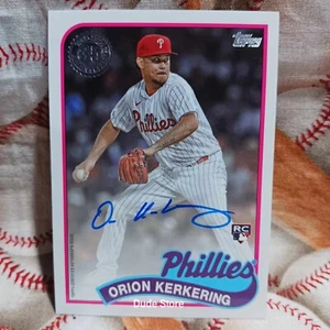 2024 Topps Update - On-Card AUTO - Orion Kerkering #89BA2-OK - RC - Phillies - Picture 1 of 2