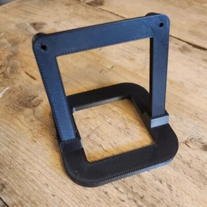 Supporto per termostato riscaldante Tado V3 nero con fissaggi nascosti - Foto 1 di 9