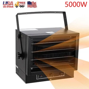 5000W Electric Garage Heater Ceiling/Wall Mount Space Heaters 240V Adjustable US - Picture 1 of 7