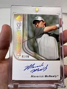 2021 SP Authentic SP Chirography Maverick McNealy #C-MM Rookie Auto #81/99 - Picture 1 of 3