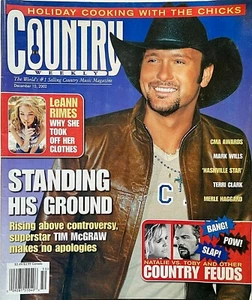 TIM McGRAW 2002 COUNTRY WEEKLY Magazine LEANN RIMES / TERRI CLARK MERLE HAGGARD - Picture 1 of 1