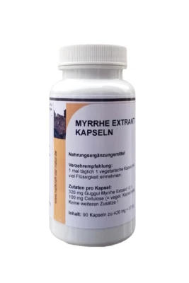 REINHILDIS APOTHEKE Reinhildis Pharmacy Myrrh Extract 320mg 10:1 Guggul 90Cap Indian Myrrh, Vegan