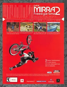 Dave Mirra Freestyle BMX 2 Nintendo GameCube - Printwerbung Original Art 7,75x10,50 - Bild 1 von 1