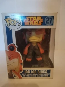 Funko Pop-Star Wars Jar Jar Binks #27 - Action Figure - Vaulted 2013 - Imagen 1 de 11