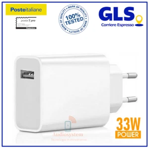 CARICABATTERIE ORIGINALE XIAOMI MDY-11-EZ FAST RAPIDO 33W CARICA BATTERIA BIANCO - Imagen 1 de 1