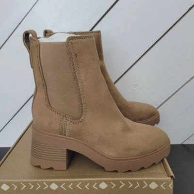 NUEVO CON ETIQUETAS Zodiac Mujer Teresa Chelsea Botas 7.5M Gruesas Plataforma Tacón Botas Foto 1 de 4