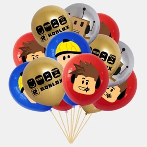 Roblox Balloons 8 ps 12" Latex Happy Birthday Party Fun KIDS DECOR AU - Picture 1 of 3