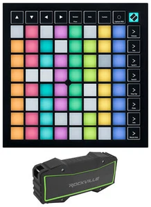 Novation Launchpad X MIDI USB RGB DJ Pad Controller+Home Bluetooth Speaker - Picture 1 of 12