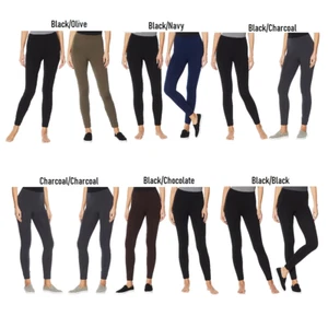 Rhonda Shear 2-pack Fleece-Lined Legging 679977/679984-J - Picture 1 of 78