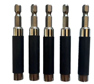 Goliath Industrial Lote de 5 Agujeros Tirador - Broca de Tornillo Extensión Magnética ~ HSF3 - Imagen 1 de 6