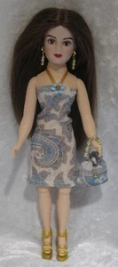 Made to fit COQUETTE #18 Handmade Clothes, Dress, Purse & Earrings Set - Picture 1 of 3