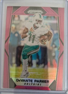 2017 Panini Prizm Pink DEVANTE PARKER #35 MIAMI DOLPHINS 🏈 - Picture 1 of 2