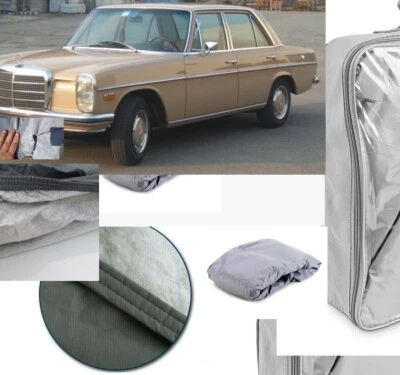 Telo Copriauto Telato Felpato per Mercedes W115 Berlina anno 1969 impermeabile - Immagine 1 di 4