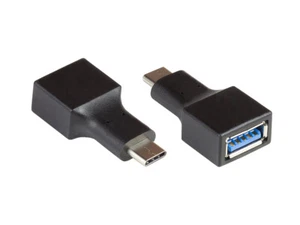 Adapter USB 3.0 / USB 3.1 (Gen. 1) USB-C-Stecker an Buchse A. schwarz. - Bild 1 von 2