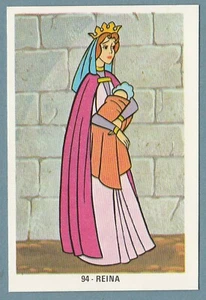 Fher 1970s Spain Spanish Walt Disney Trade Card #94 Queen Leah Sleeping Beauty - Picture 1 of 1
