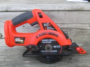 Black & Decker Fire Storm 14.4V  CS144 Cordless Circular Saw Bare Tool - Picture 1 of 11