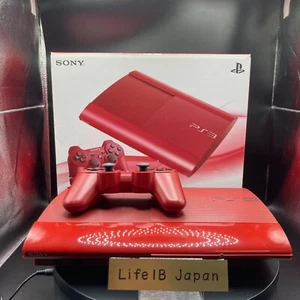 Sony PlayStation 3 CECH-4000B Garnet Red 250GB Console PS3 with Box - Picture 1 of 24