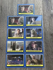 2004 Topps Star Wars Heritage Trading Cards Anakin Revenge of the Sith Lot of 9 - Afbeelding 1 van 16