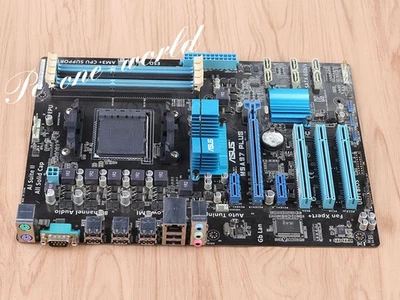 ASUS M5A97 PLUS motherboard Socket AM3+ AMD 970 DDR3 ATX 100% working - Image 1 of 4