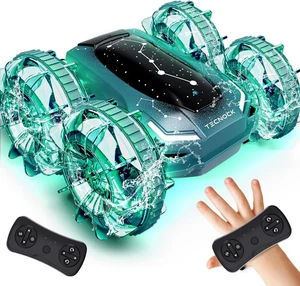 Amphibious Remote Control Car Boat, 4WD Gesture RC Car with Waterproof Remote Co - Picture 1 of 8