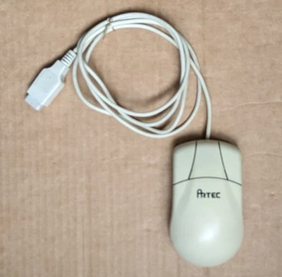 Vintage Retro 9 Pin DB9 3 Button Serial Mouse (Artec) - Untested - Image 1 of 4