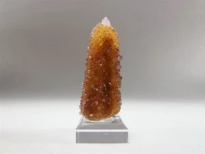 Lavender Purple Amethyst Cactus Quartz Cluster Flooded with Orange Inside - Picture 1 of 5