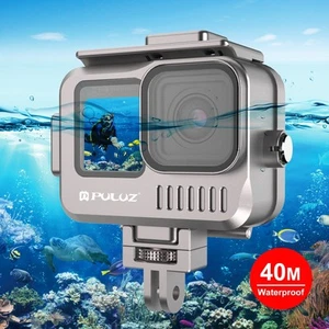 For GoPro HERO13 /12 /11 /10 /9 PULUZ 40m Waterproof Housing Protective Case - Picture 1 of 10