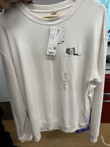Maglione Kaws Uniqlo Off White Uomo Large Companion Cotone UT Premium Nuovo con etichette - Foto 1 di 2