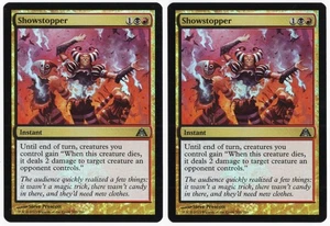 Showstopper x2 2x 2013 Dragon's Maze FOIL Multi-Color Uncommon Instant MTG NM A1 - Picture 1 of 2