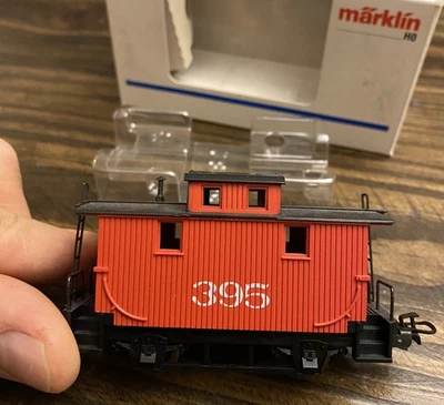 Marklin HO 4578 395 Red Caboose - Image 1 of 4