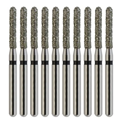Dental Diamond Burs Round End Cylinder 881/014SC Super Coarse FG High Speed - Image 1 of 4
