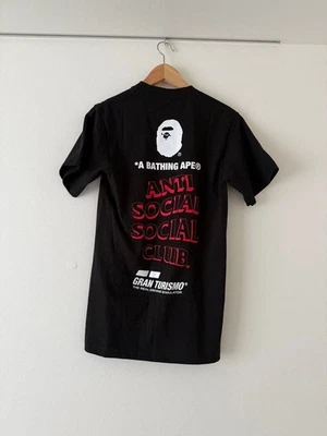 A Bathing Ape BAPE Gran Turismo Collaboration T-Shirt Black S NWT Rare - Image 1 of 4